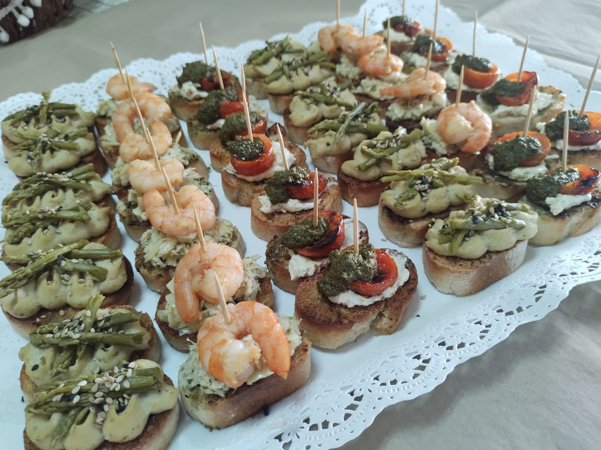 Trilogía de crostinis