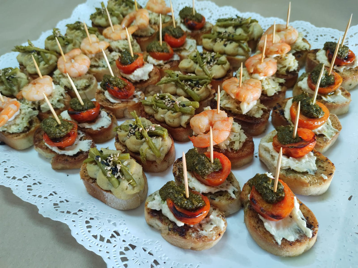 Trilogía de crostinis